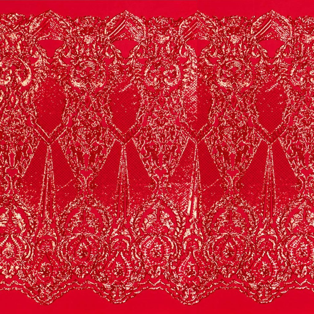 Celine Stretch Mesh Sequin Fabric | Blue Moon Fabrics - Image 9