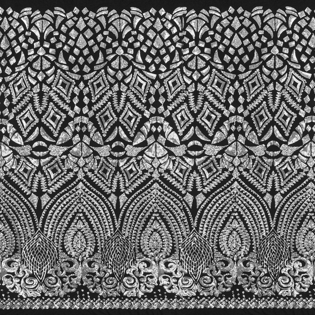 Cleopatra Stretch Mesh Sequin Fabric | Blue Moon Fabrics - Image 3