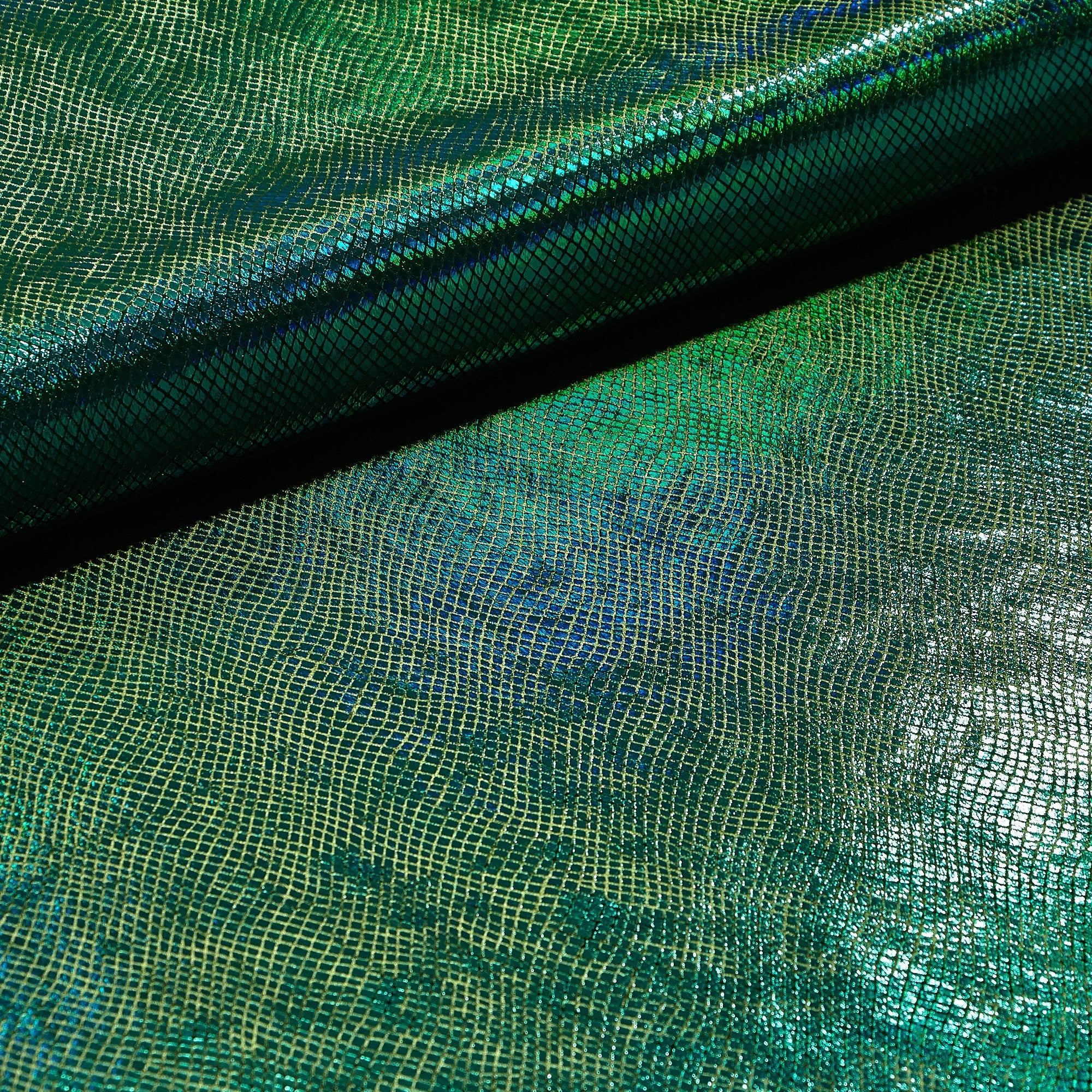 Cobra Foil Printed Stretch Velvet Fabric | Blue Moon Fabrics - Image 6