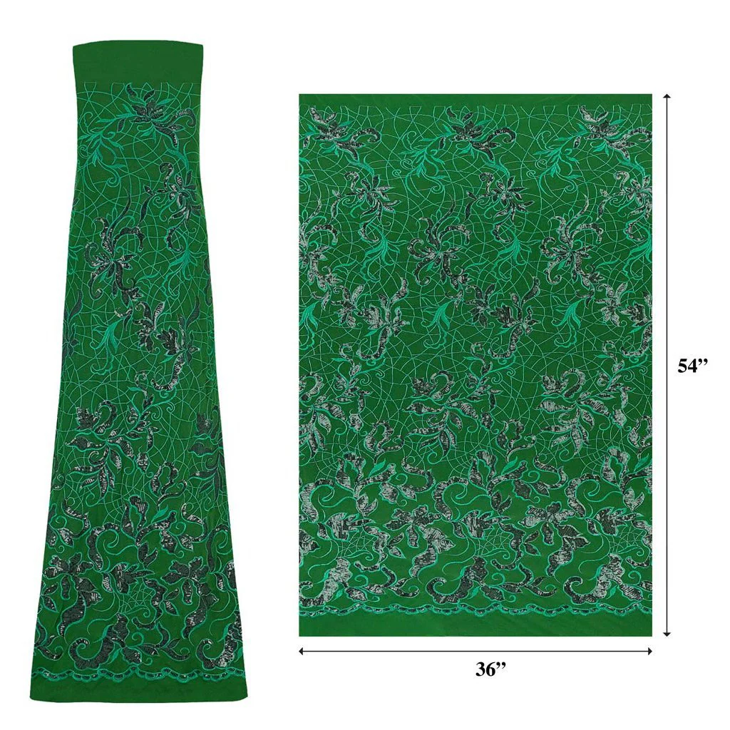 Renaissance Stretch Mesh Sequin Fabric | Blue Moon Fabrics - Image 14